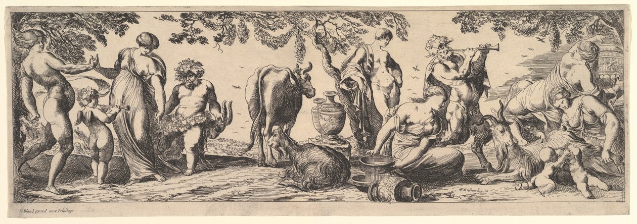 バッカナル、1615–42。 作： ピエール・ブレビエット