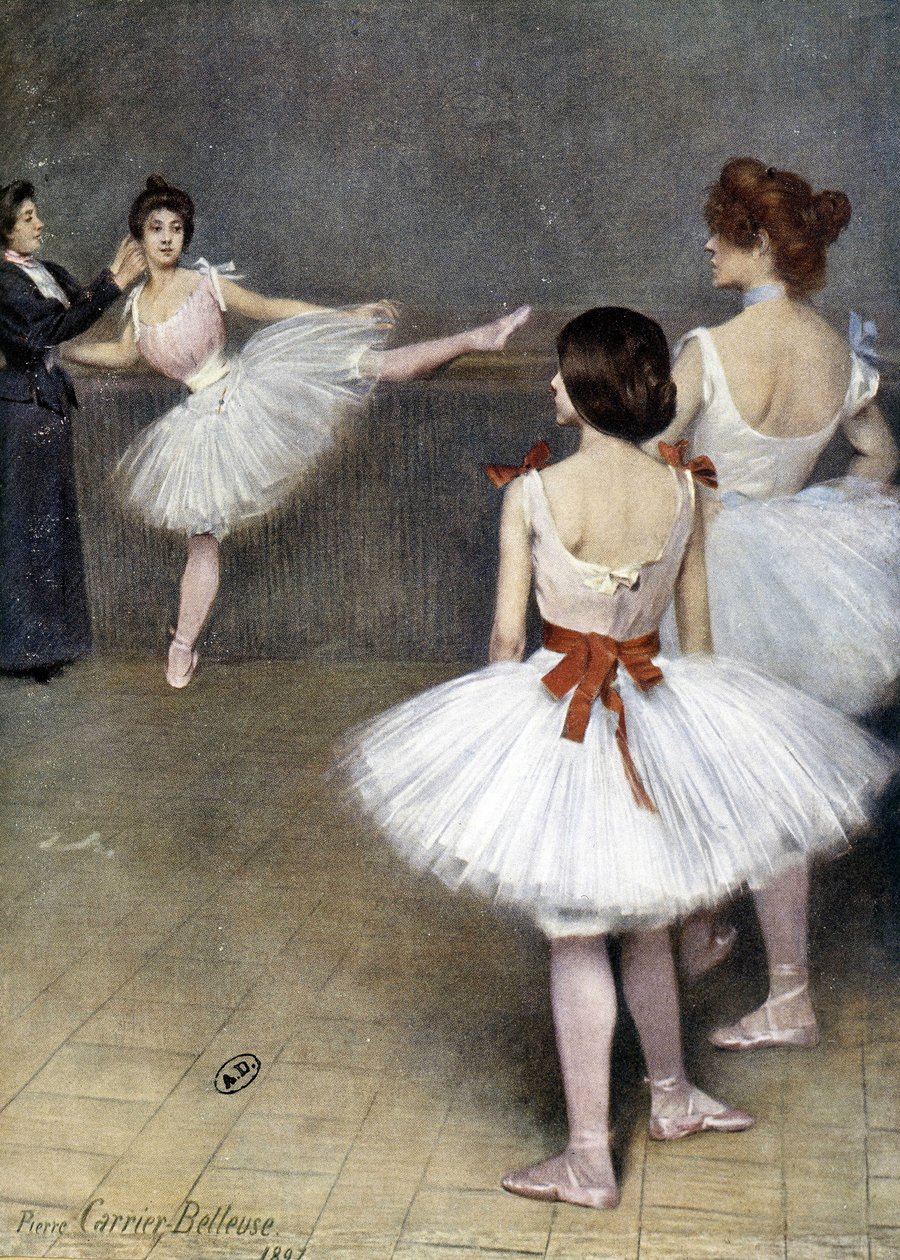 クラシックダンス：1897年のバレリーナたち by Pierre Carrier Belleuse 作： ピエールキャリアベルーズ