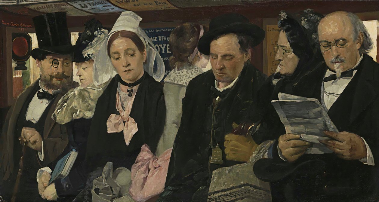 オムニバス、1877年。 作： ピエール・キャリエール・ベルーズ