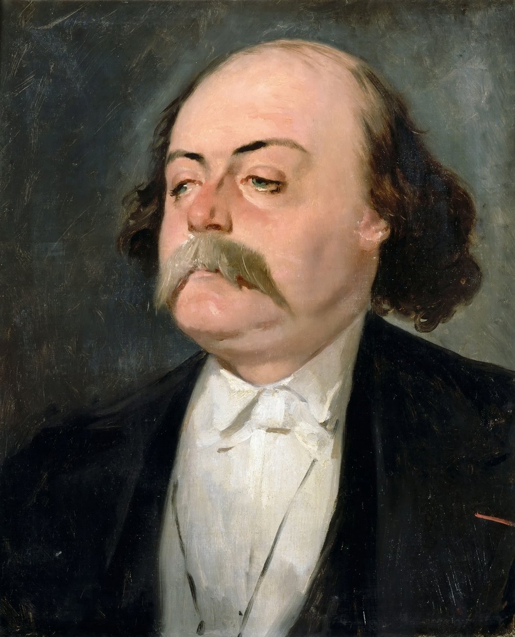 ギュスターヴ・フローベール1821-1880の肖像 作： ピエール・フランソワ・ウジェーヌ・ジロー
