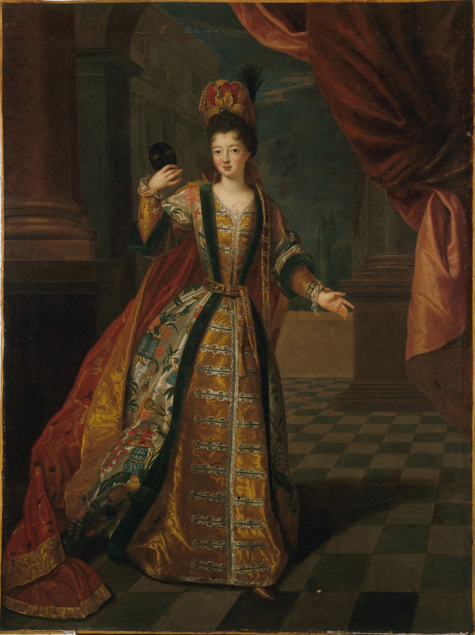 フランス語：ナント夫人（ルイーズ・フランソワーズ・ド・ブルボン、1673-1743）の肖像画、バレエ衣装 作： ピエール・ゴベール