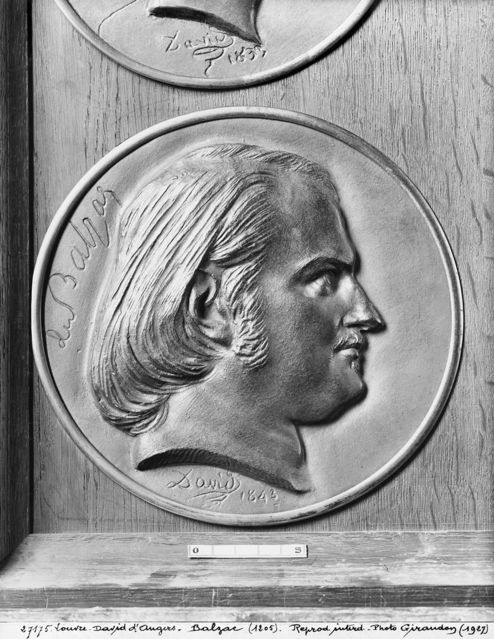 オノレドバルザック、1843年（ブロンズ） 作： ピエール・ジャン・デイヴィッド・ダンジェ
