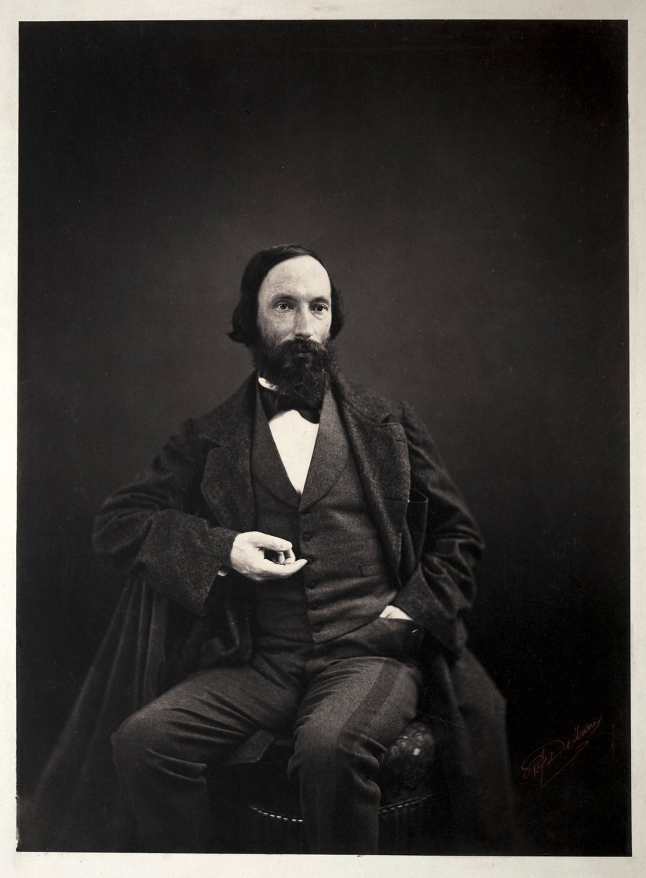 オーギュスト・ヴァクリエ、c。 1860年。 作： ピエール・ジーン・デルバレ