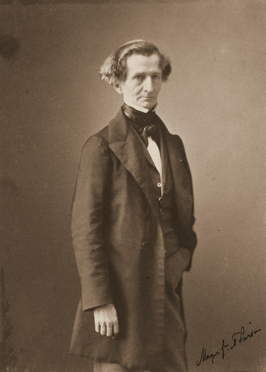 ヘクターベルリオーズ1803-1869の肖像c。 1850 作： ピエール・ルイ・ピアソン