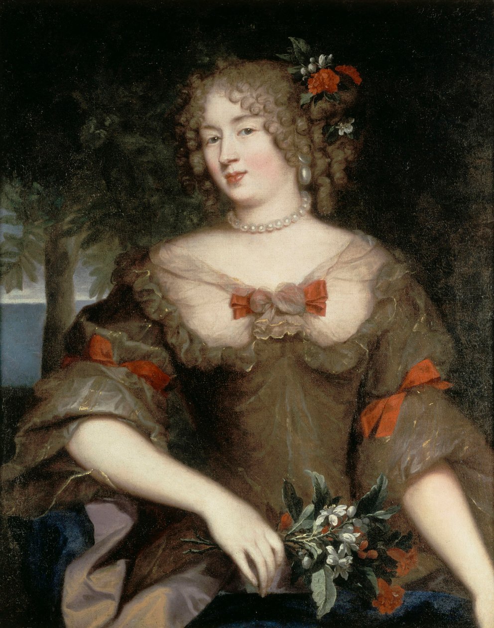 フランソワーズ＝マルグリット・ド・セヴィニエ、グリニャン伯爵夫人（1648-1705年）、1669年頃。 作： ピエール・ミニャール