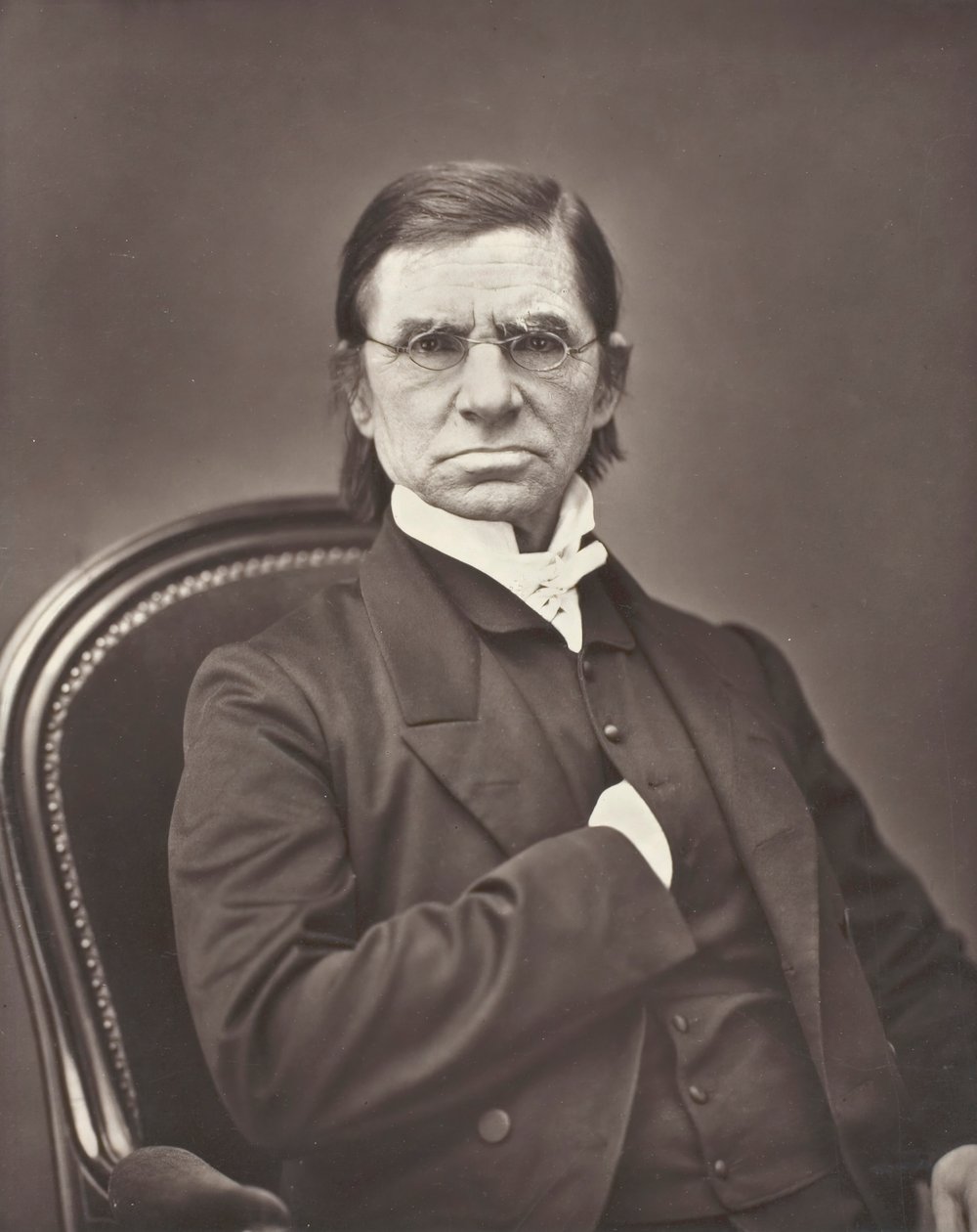エミール・リトレ フランスの辞書編集者および哲学者、1801～1881年頃。 1876年。 作： ピエールプチ