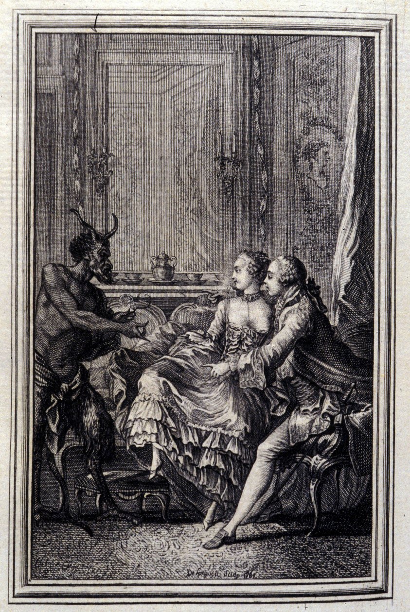 La Thing impossible - Jean La Fontaineの「Tales et nouvelles en vers」にて。1776.挿絵はP.P.Choffard。 作： ピエールフィリップチョファード