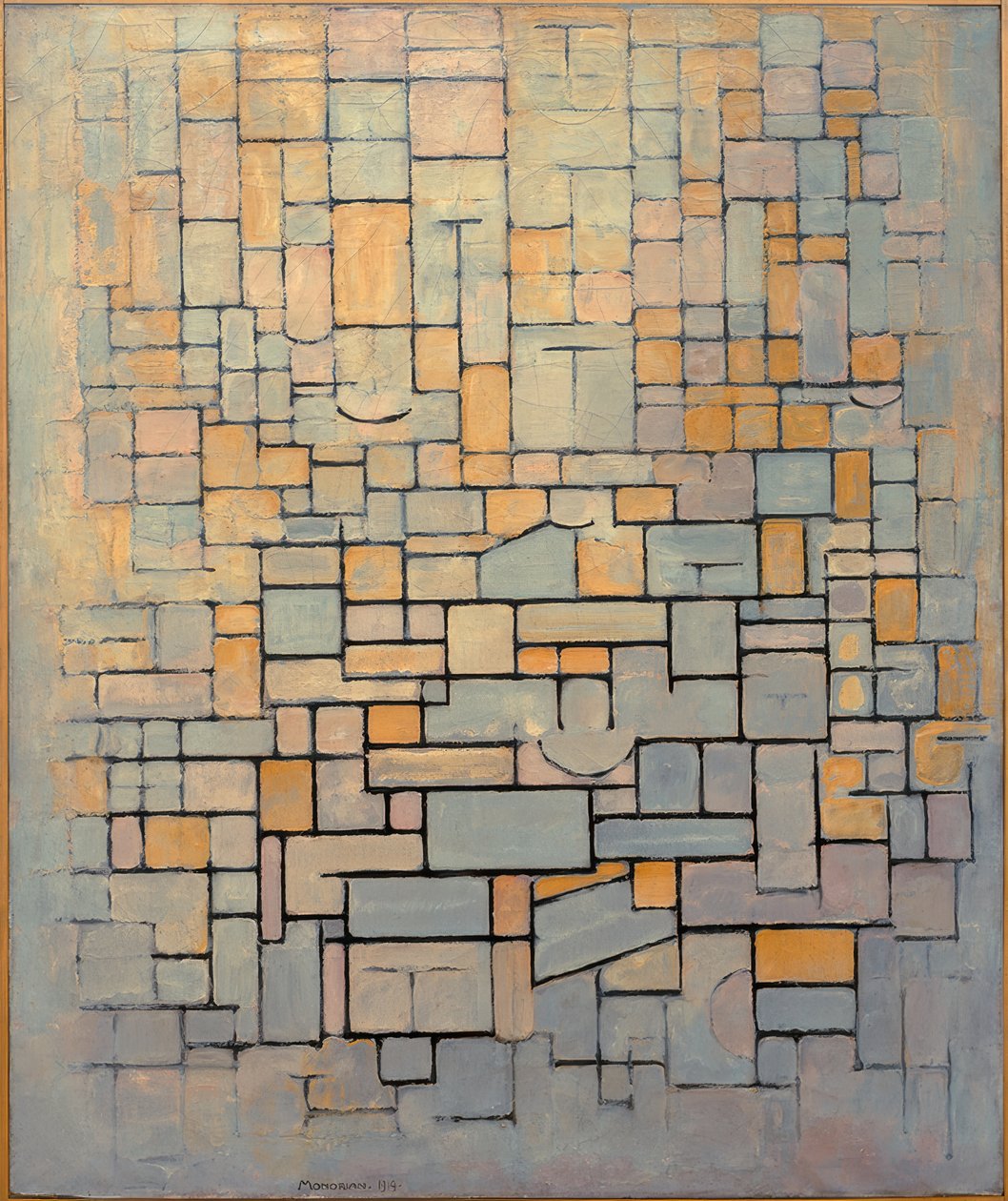 Tableau No. 1;構成番号1;構成7 作： ピエト・モンドリアン