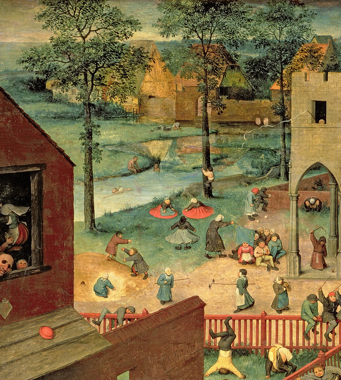 子供のゲーム、1560（68945の詳細） 作： ピーター・ブリューゲル長老
