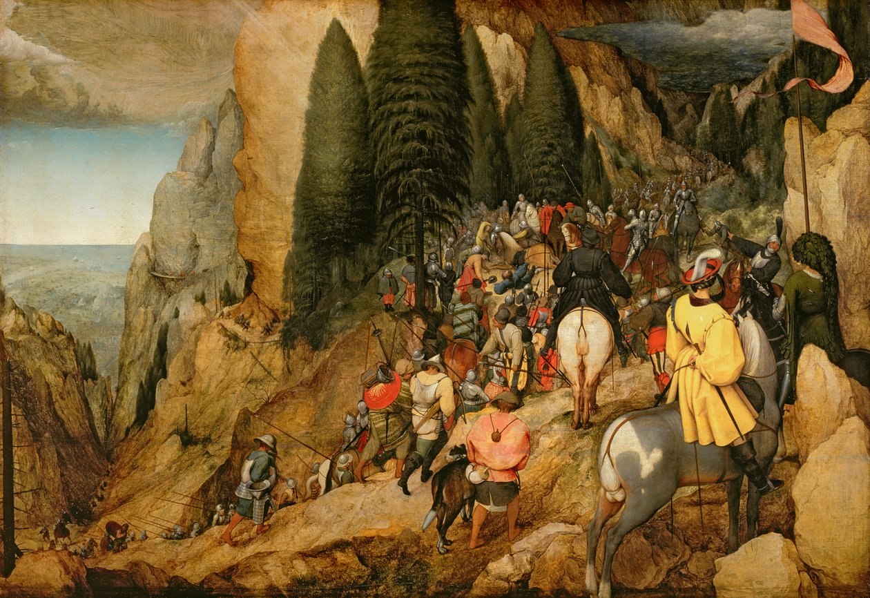 聖パウロの改宗、1567 作： ピーター・ブリューゲル長老