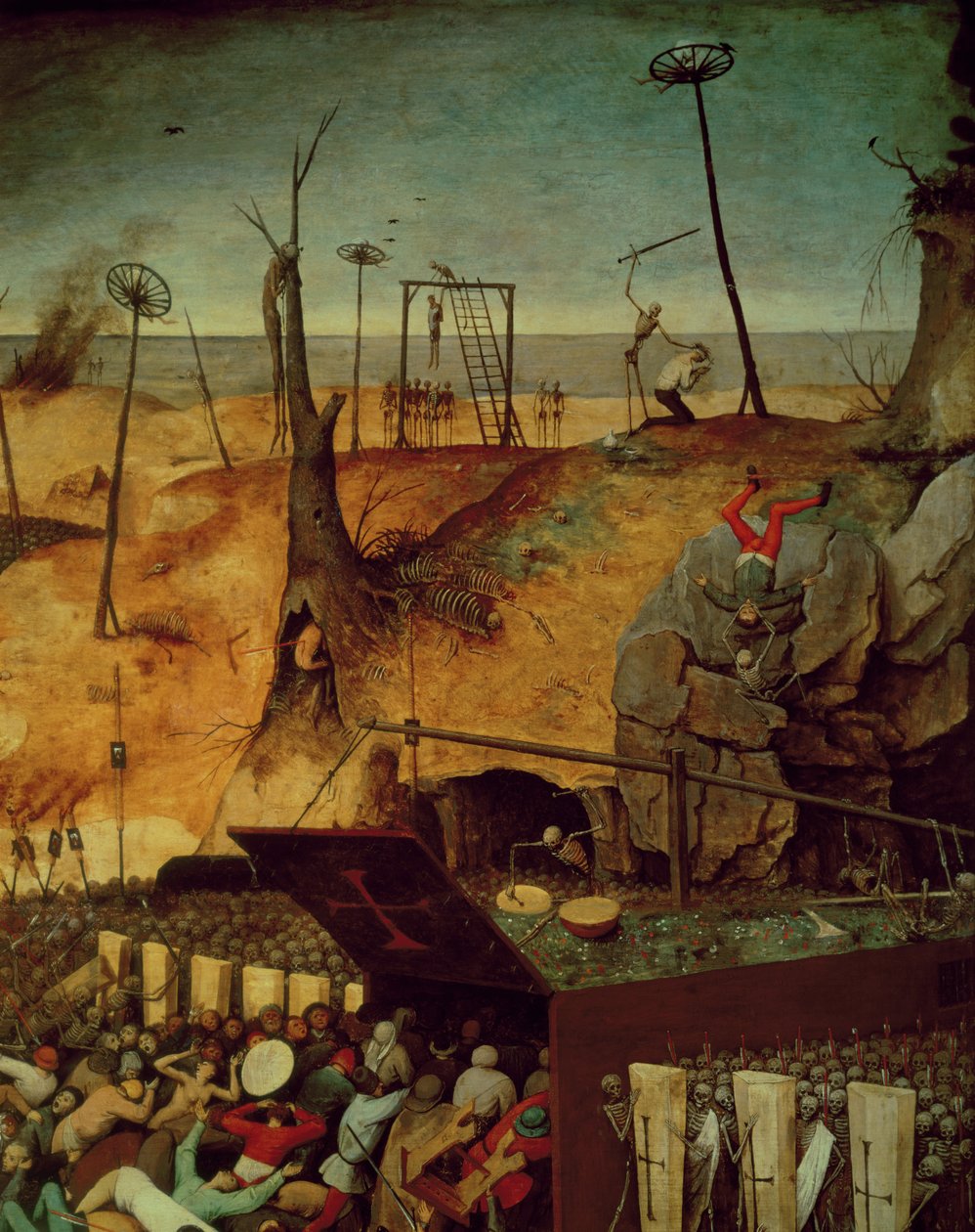 死の勝利、1562年（457の詳細） 作： ピーター・ブリューゲル長老