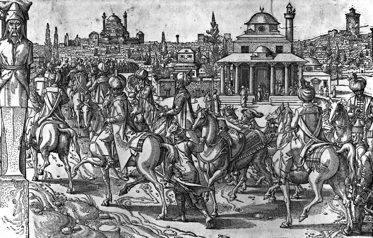 トルコ人の習慣とマナー、1553年（476246も参照） 作： Pieter Coecke van Aelst