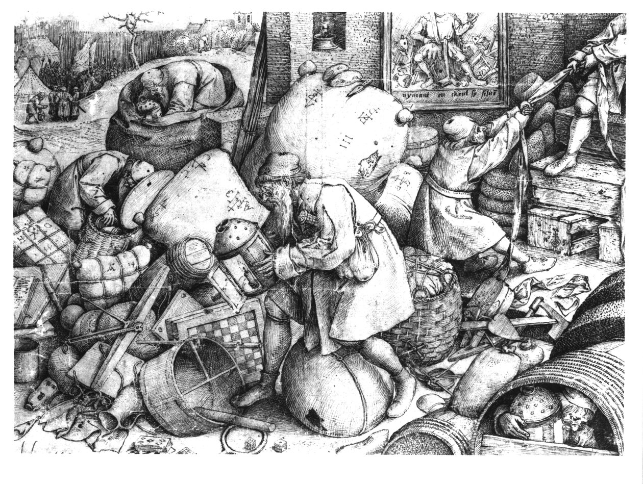 ヒエロニムスコック（c.1510-70）c.1558によって刻まれたすべての人 作： ピーター・ブリューゲル長老