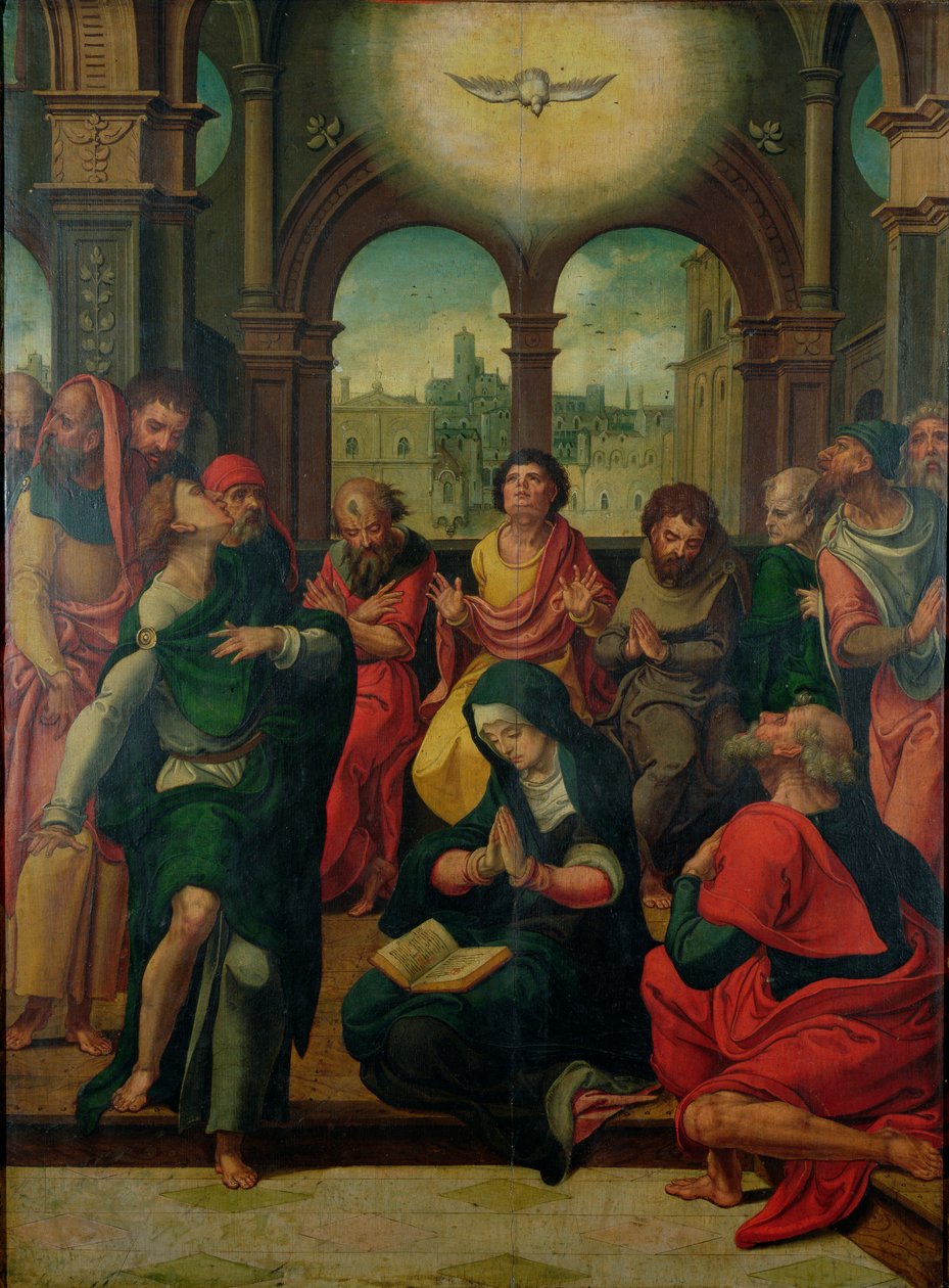 聖霊降臨 作： Pieter Coecke van Aelst