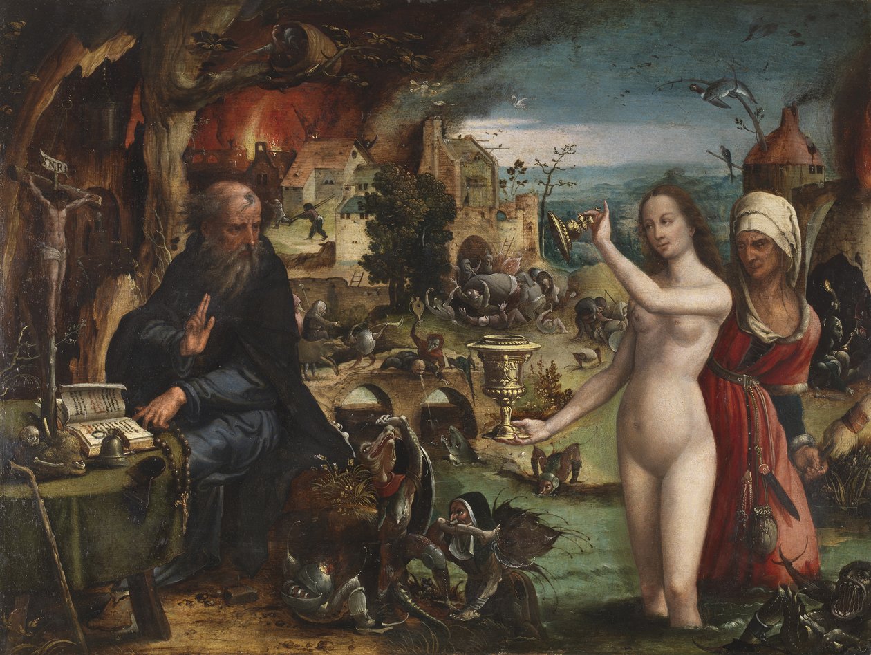 聖アントニウスの誘惑 作： Pieter Coecke van Aelst