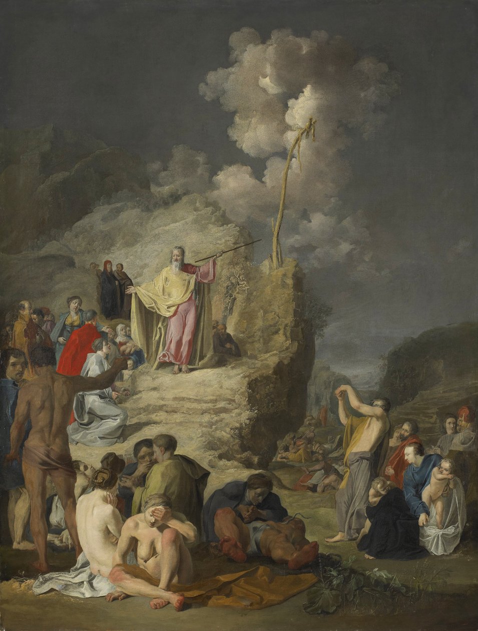 モーセとブレイゼンサーペント、1625-46年 作： ピーター・フランシュ・デ・グレバー