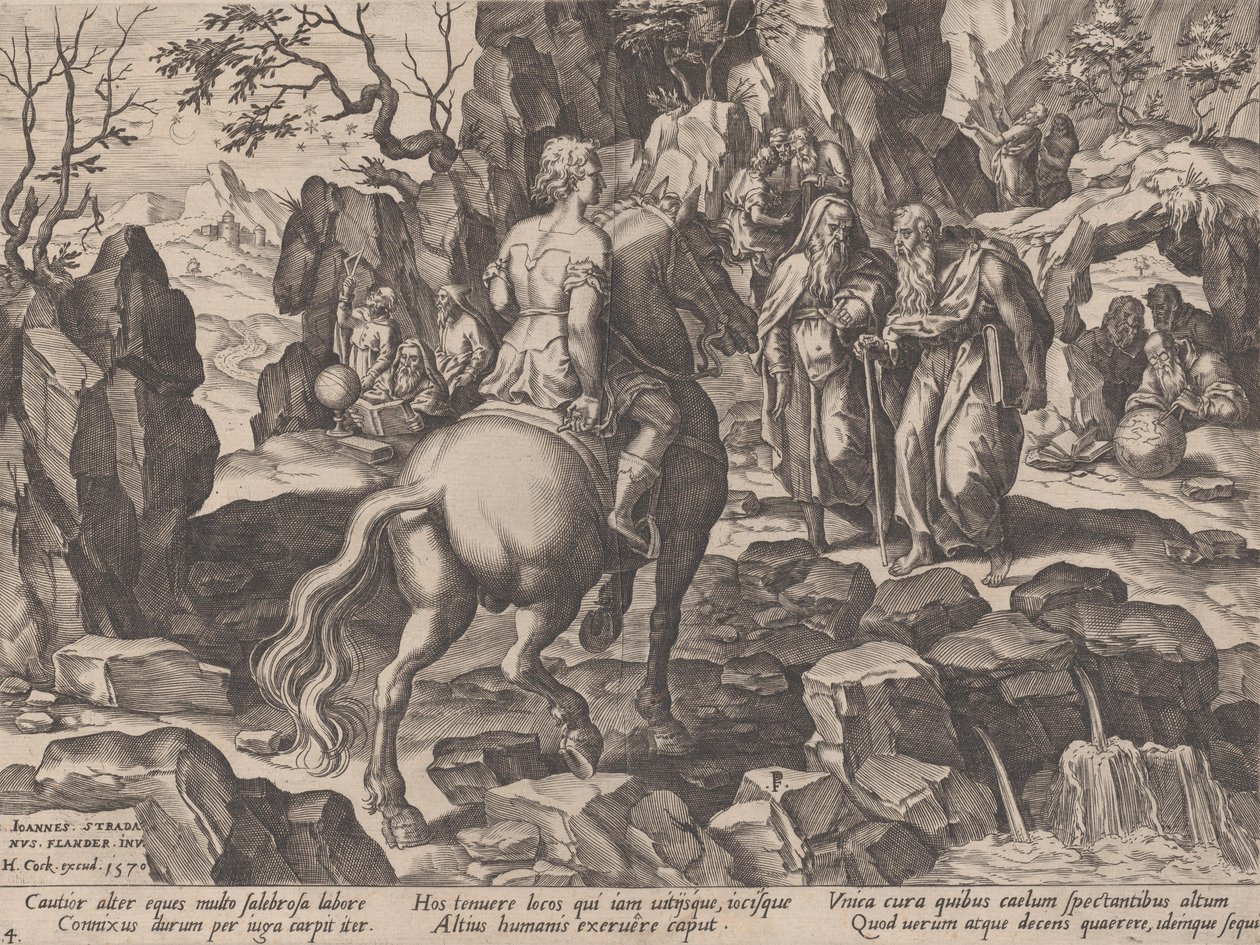 知識の蓄積、The Course of Human Life、1570年より。 作： ピーター・ファーニウス