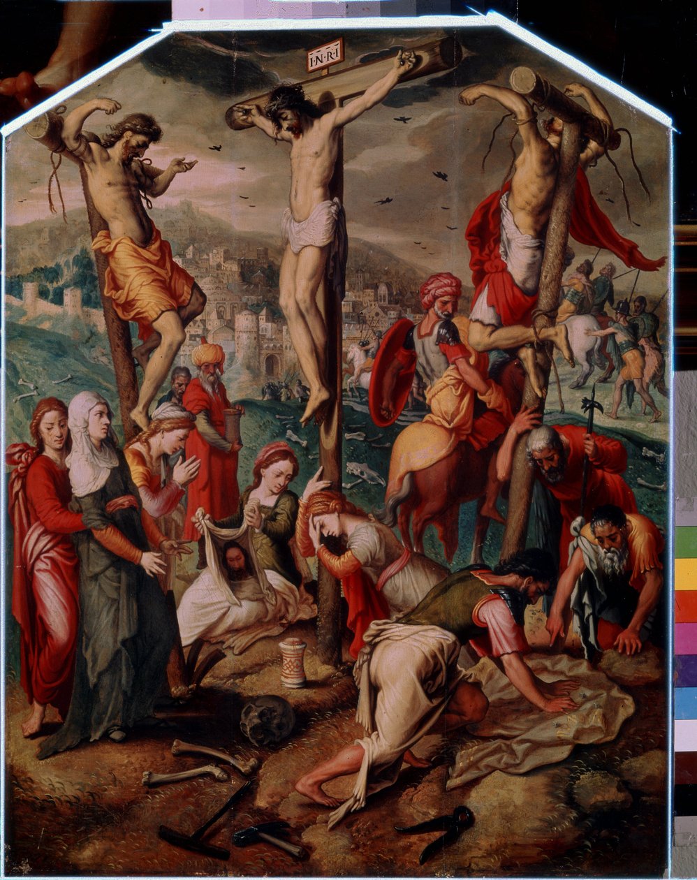 ☆素描☆ 十字架から降ろされたイエス　17世紀イタリア イエス・キリストの十字架への道のりを聖書と絵画により まとめ