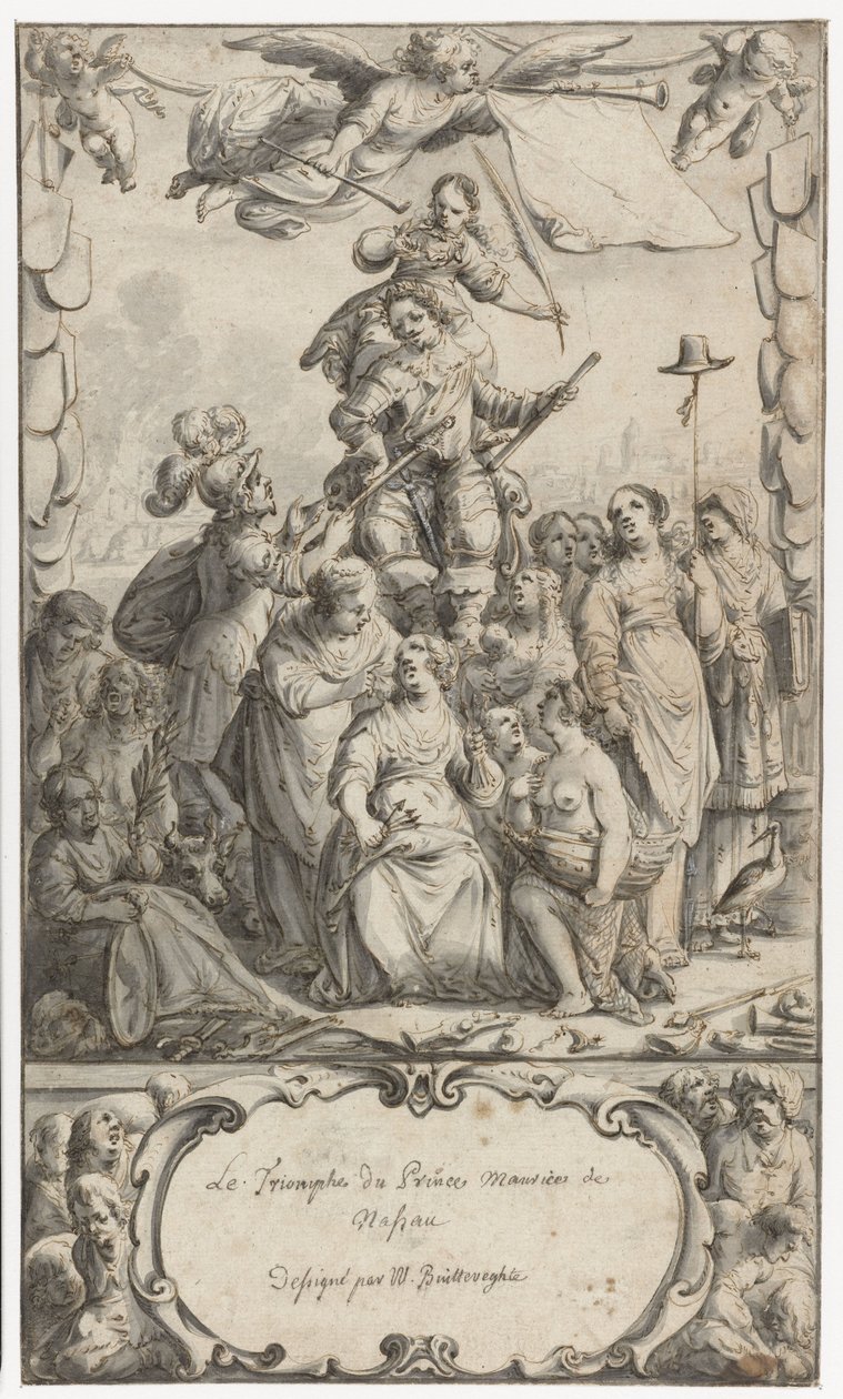 Frederick Hendrick van Nassauw の口絵デザイン 作： ピーテル・ヤンス