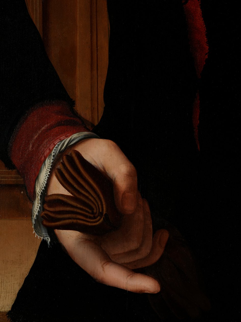 Jan van Eyewerve の肖像の詳細 作： ピーター・ヤンス。プールス