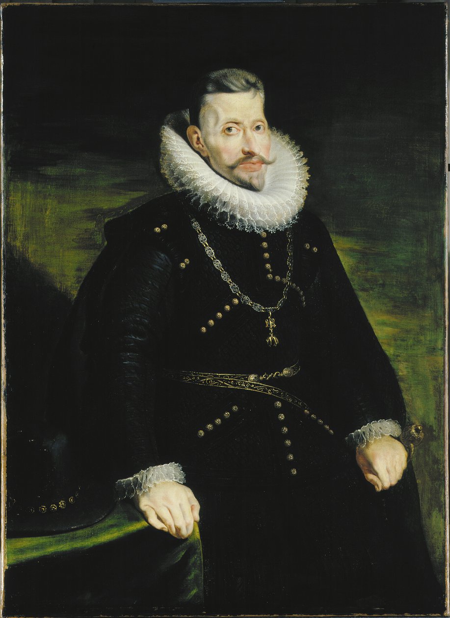 オーストリアのアルバート大公 (1559-1621 年) の肖像画、1616 年にスペイン領オランダ総督。 作： ピーテル・パウル・ルーベンス