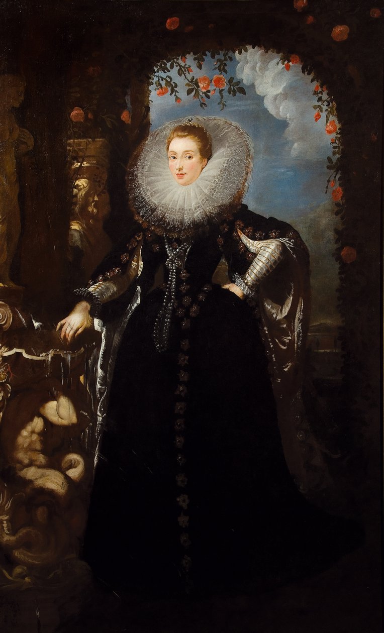 ジョヴァンナ・スピノラ・パヴェーゼの肖像、1606年。 作： ピーテル・パウル・ルーベンス