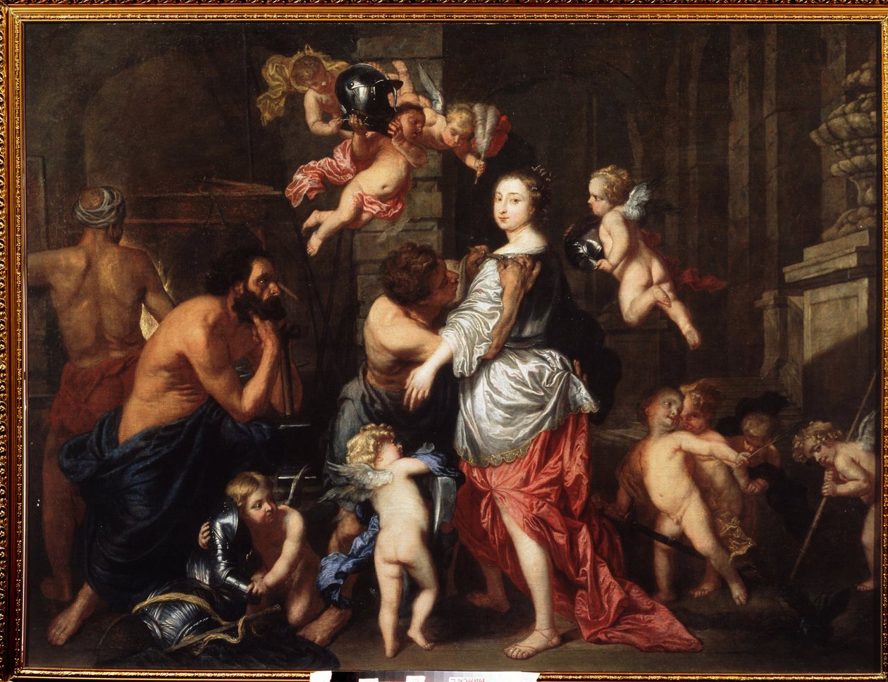 ヴィーナス (アフロディーテ) のバルカン (ヘファイストス) への訪問