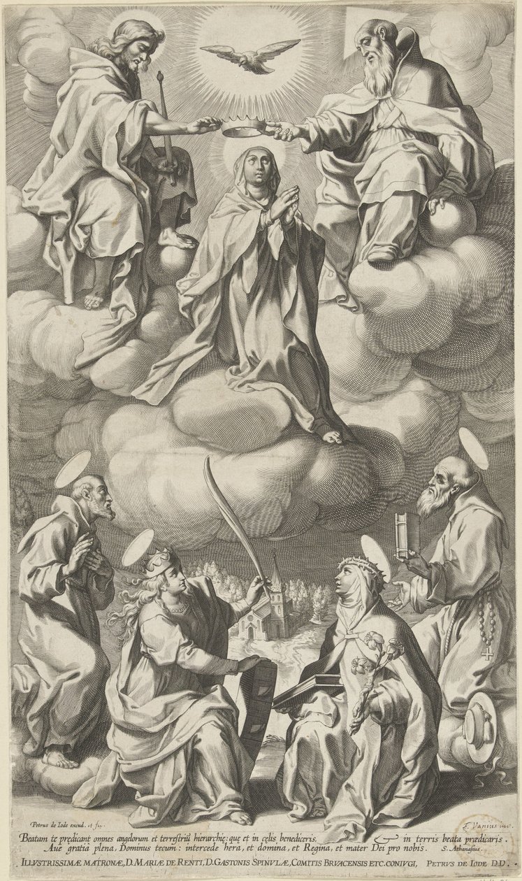 マリアの戴冠式 作： Pieter de Jode（I）（帰属）