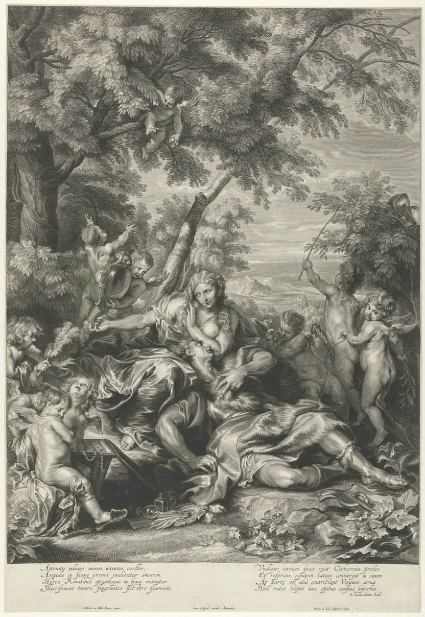 アルミダのリナルド 作： Pieter de Jode（II）