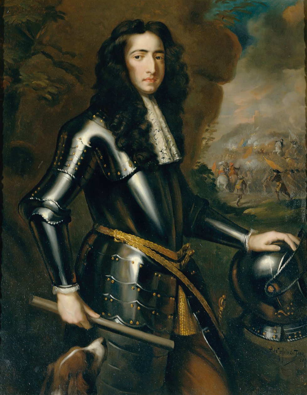 若い司令官 作： Pieter de Josselin