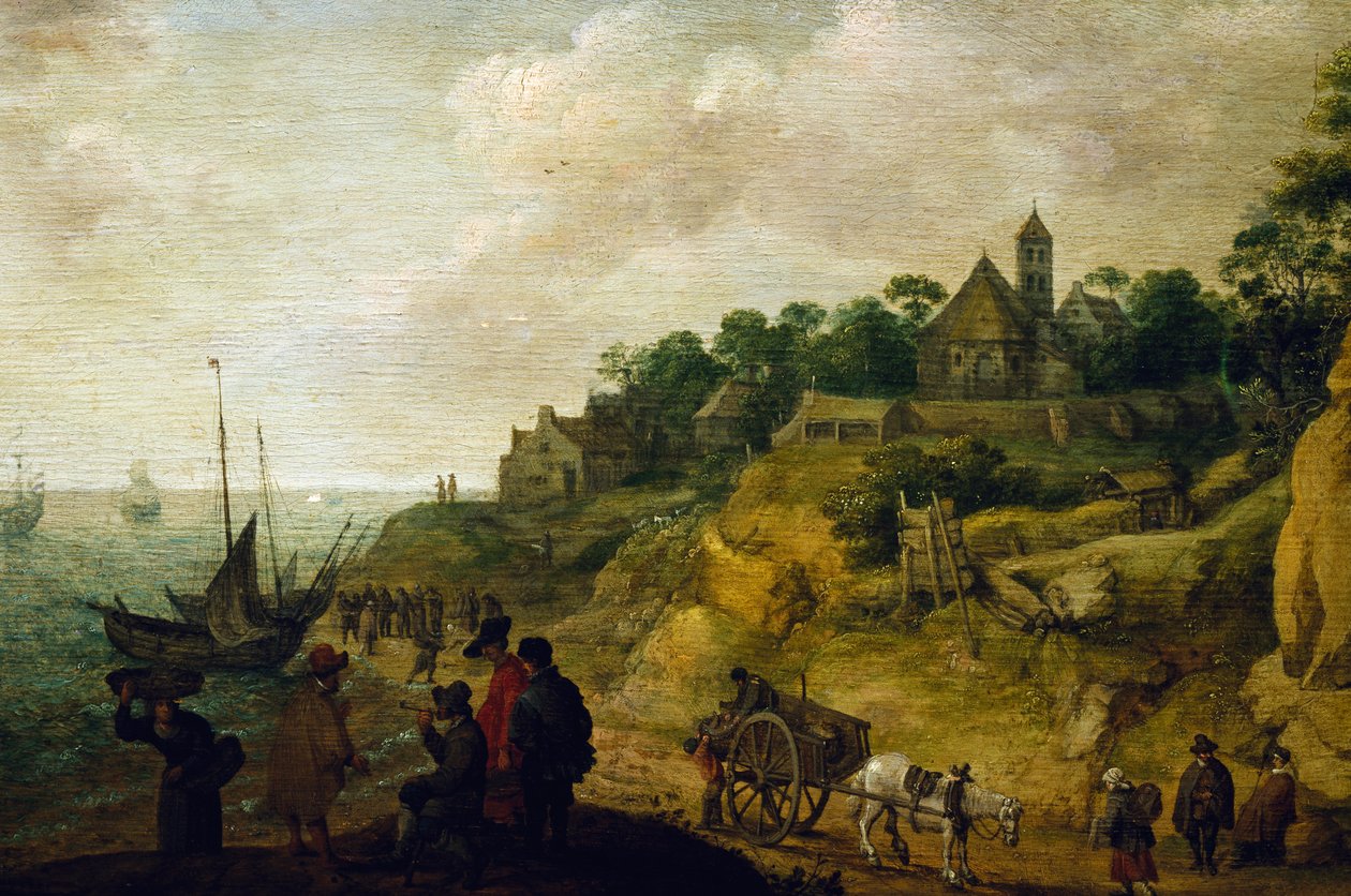 オランダの風景、Pieter de Neyn (1597-1639) 作。 作： Pieter de Neyn
