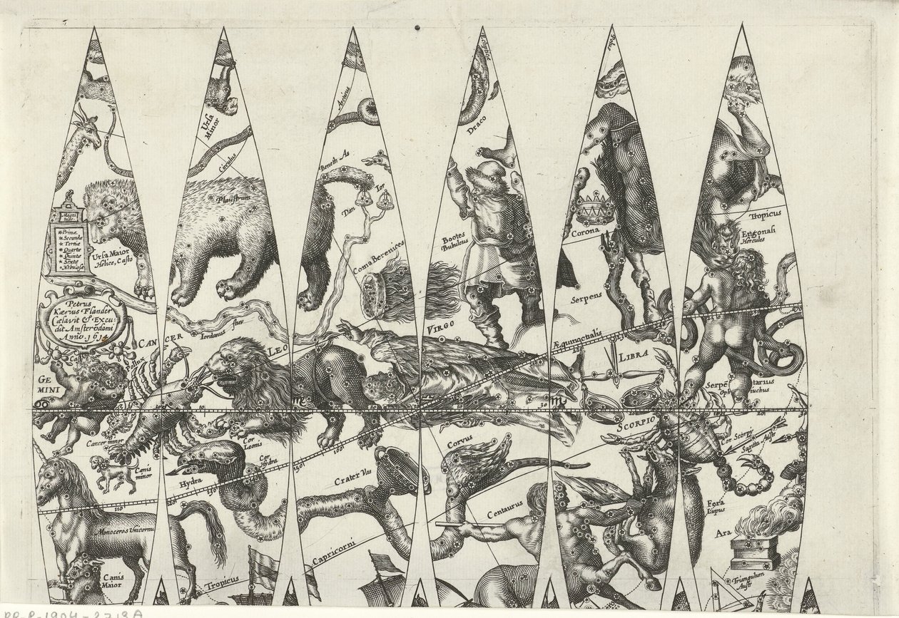 干支の一部の地図 作： Pieter van der Keere