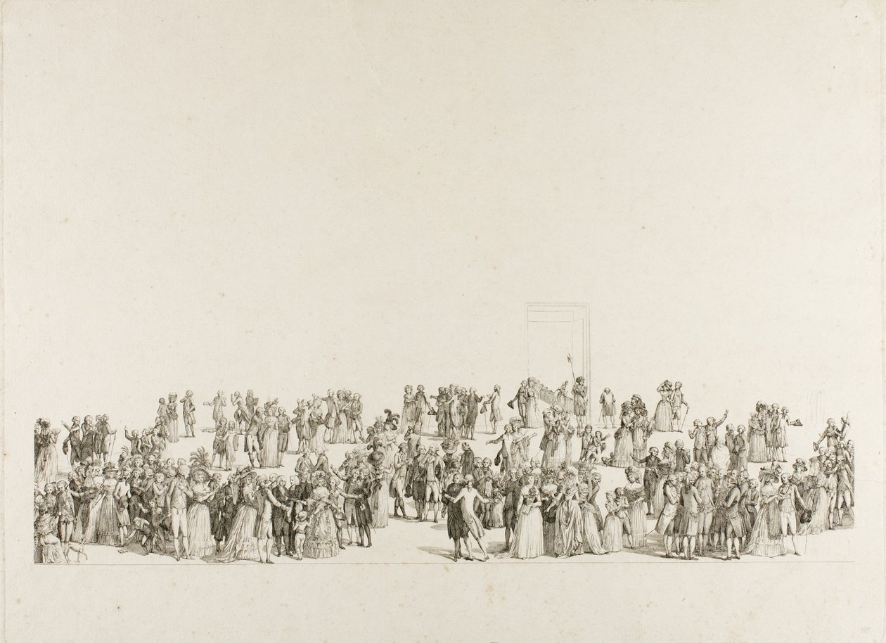 1787年、1787年のルーヴル美術館での展覧会 作： ピエトロアントニオマティーニ