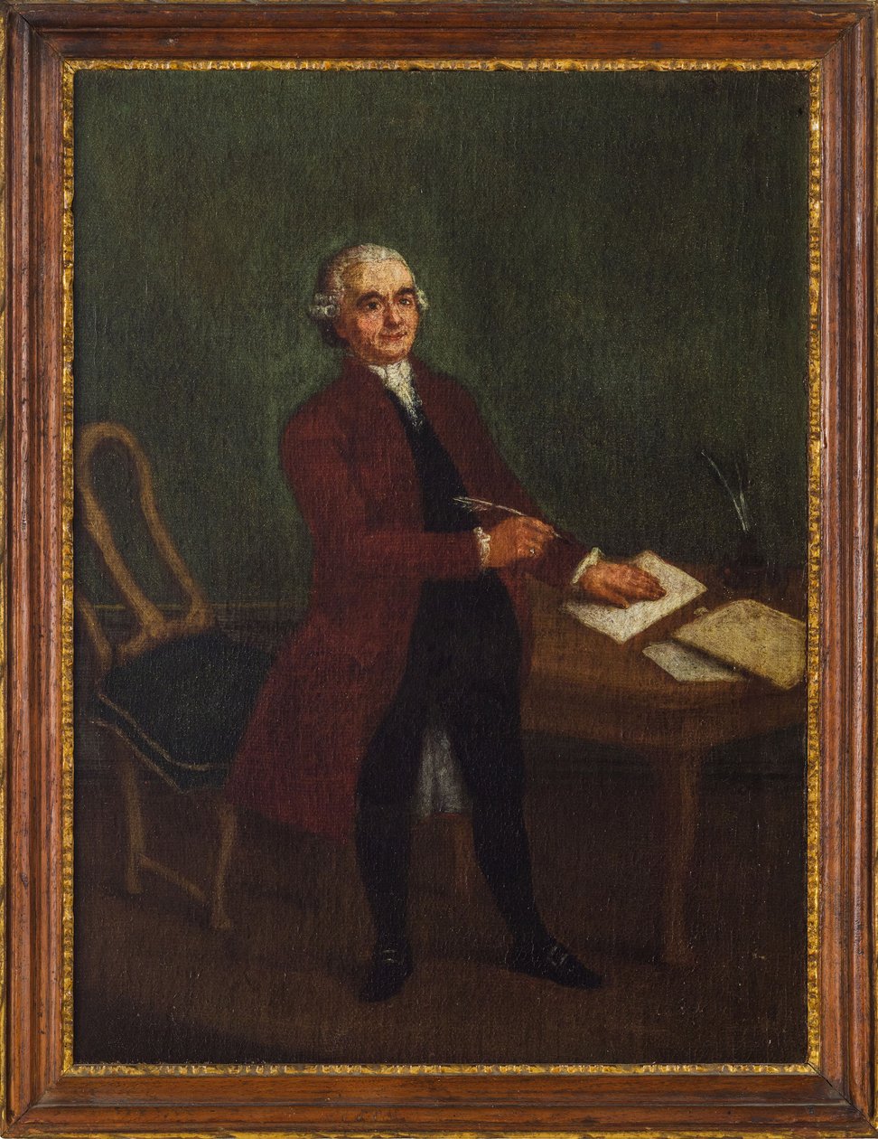 Melchiorre Cesarotti 1730-1808、1760 年代の肖像画。