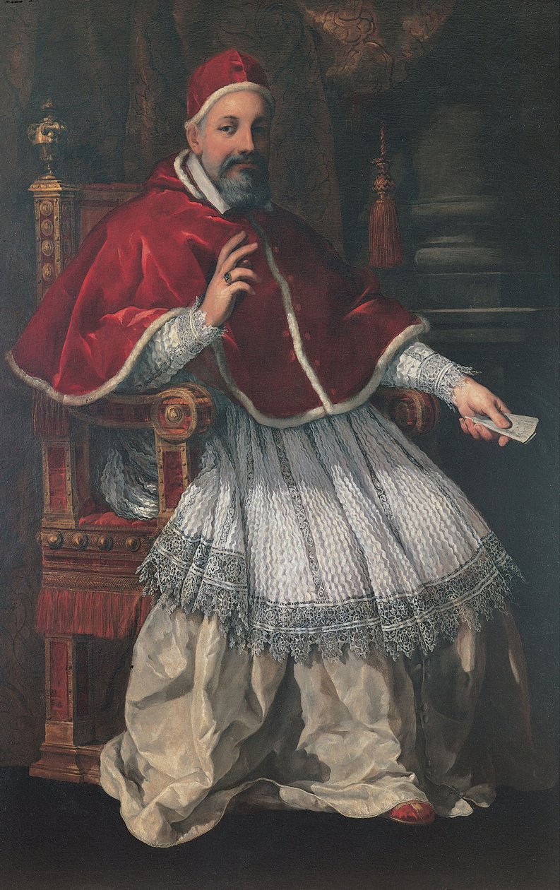 教皇アーバン VIII、c.1624-27 (キャンバスに油彩) 作： ピエトロダコルトーナ