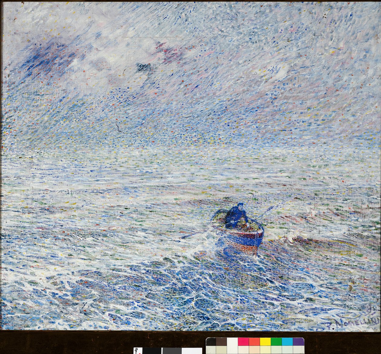 ジェノヴァ海、1891 作： プリニオ・ノメッリーニ
