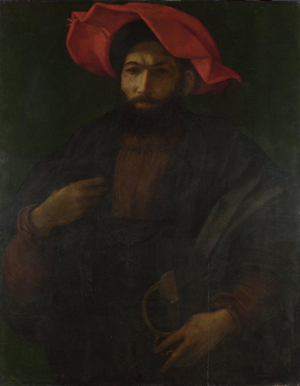 聖ヨハネの騎士、1530年頃 作： ポリドロ・ダ・カラヴァッジョ
