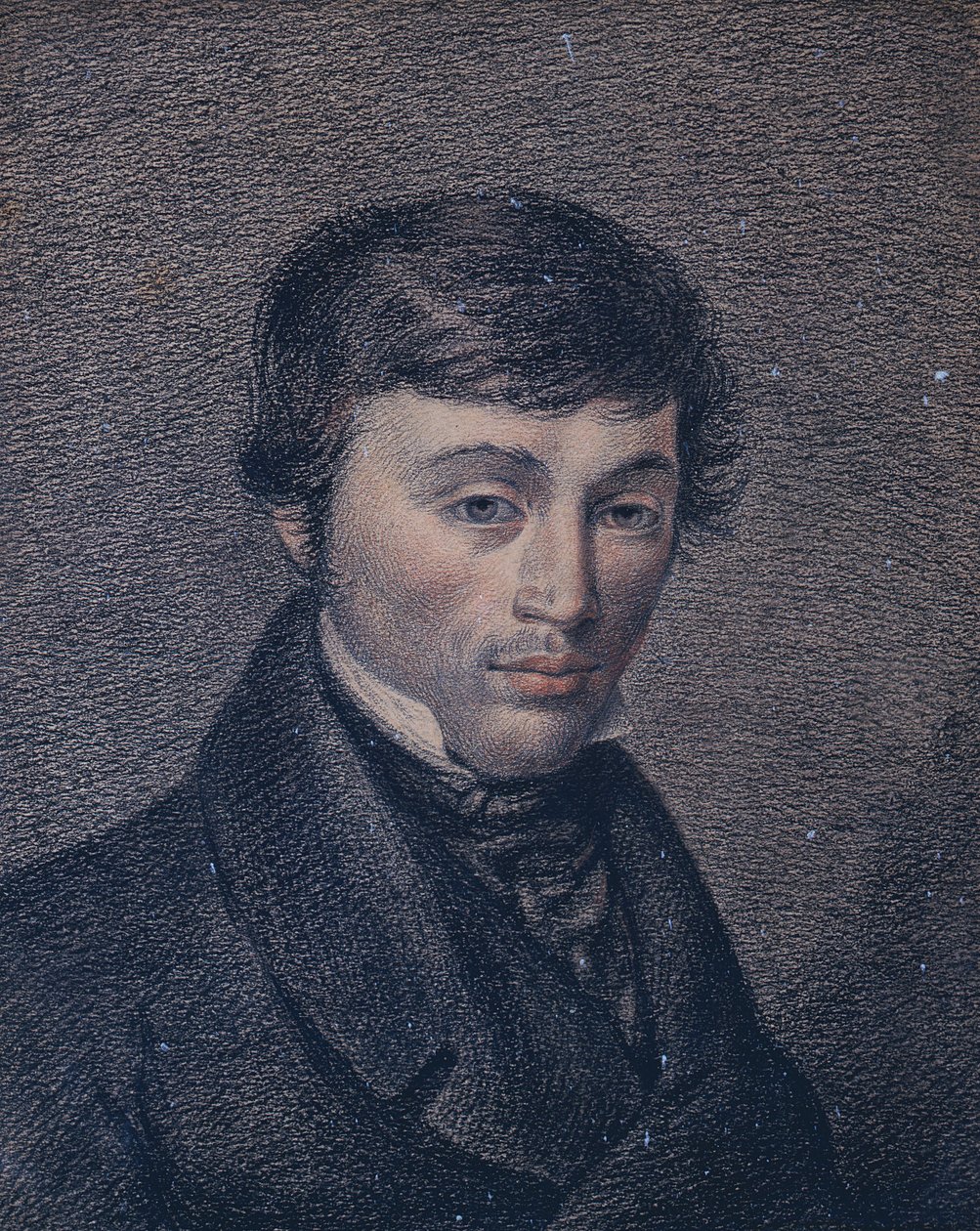 アダム・バーナード・ミツキェヴィチ（1798-1855）の肖像 作： ポーランド語学校