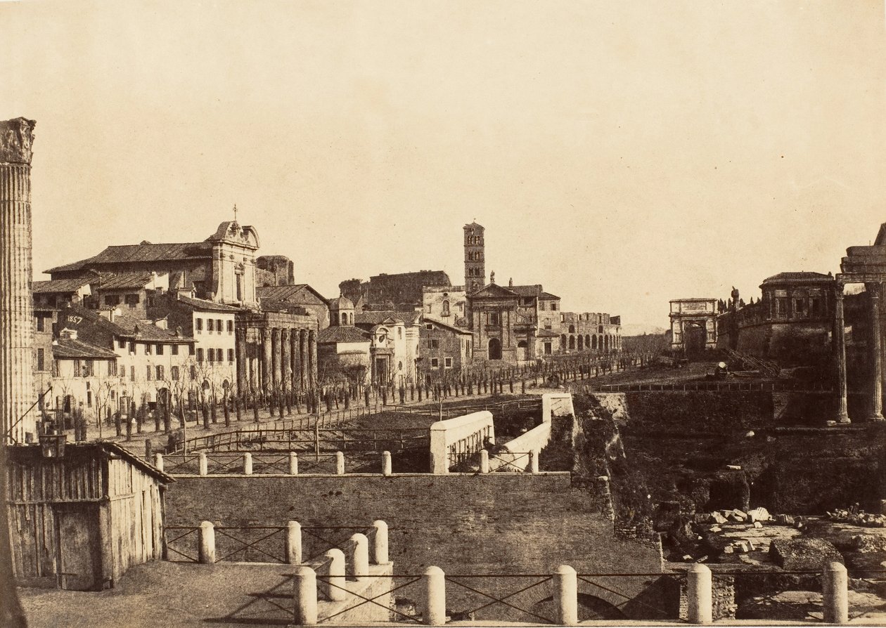 フォーラム、ローマ、1853-56。 作： おそらくジェーンマーサセントジョンによって。