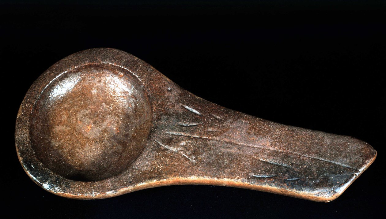 ラスコーのマグダラ人のランプ - サン＝ジェルマン＝アン＝レー古代美術博物館 作： 先史時代先史時代
