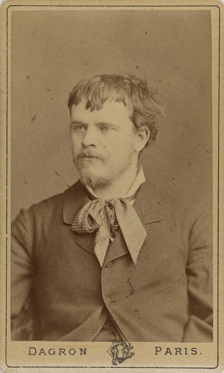 画家ジュール・バスティアン・ルパージュの肖像 1848-1884年、c. 1875年。 作： 慎重なルネパトリスダグロン