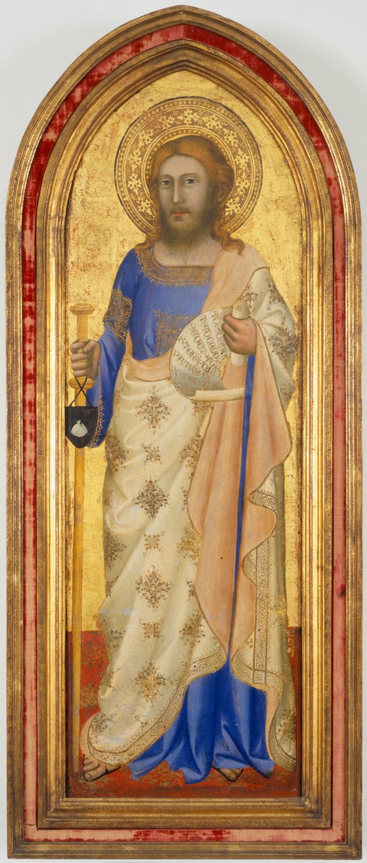 聖ヤコブ少佐、1340年代後半、木、卵テンペラ 作： プッチオ・ディ・シモーネ