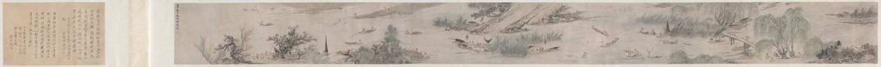 フィッシャーマンズ ジョイ、1572 年。 作： Qian Gu