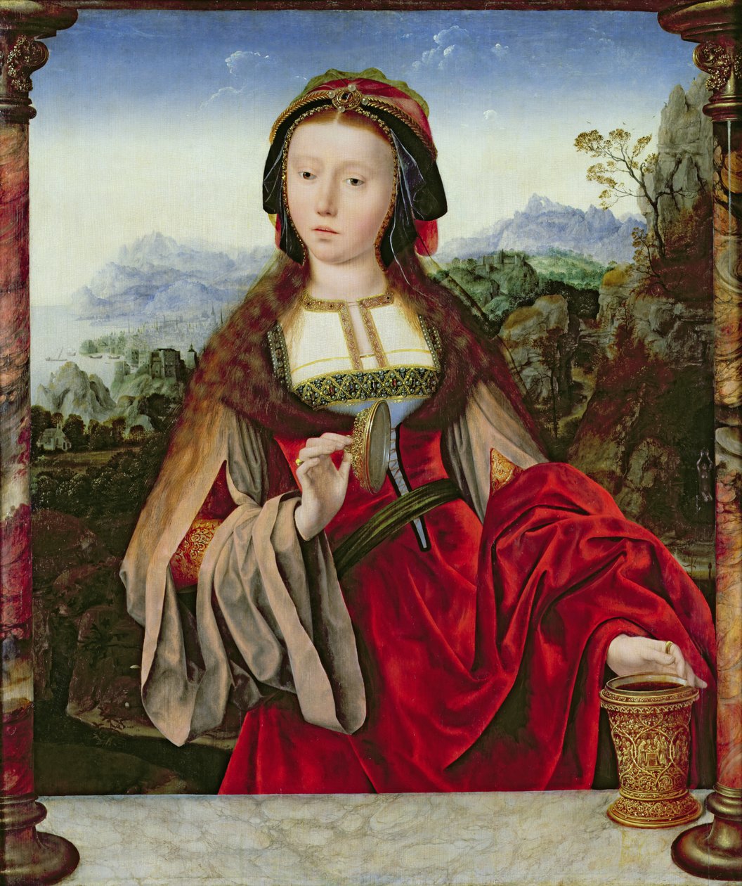 メアリーマグダレン、c.1520-25 作： クエンティン・マサイスまたはメトシス