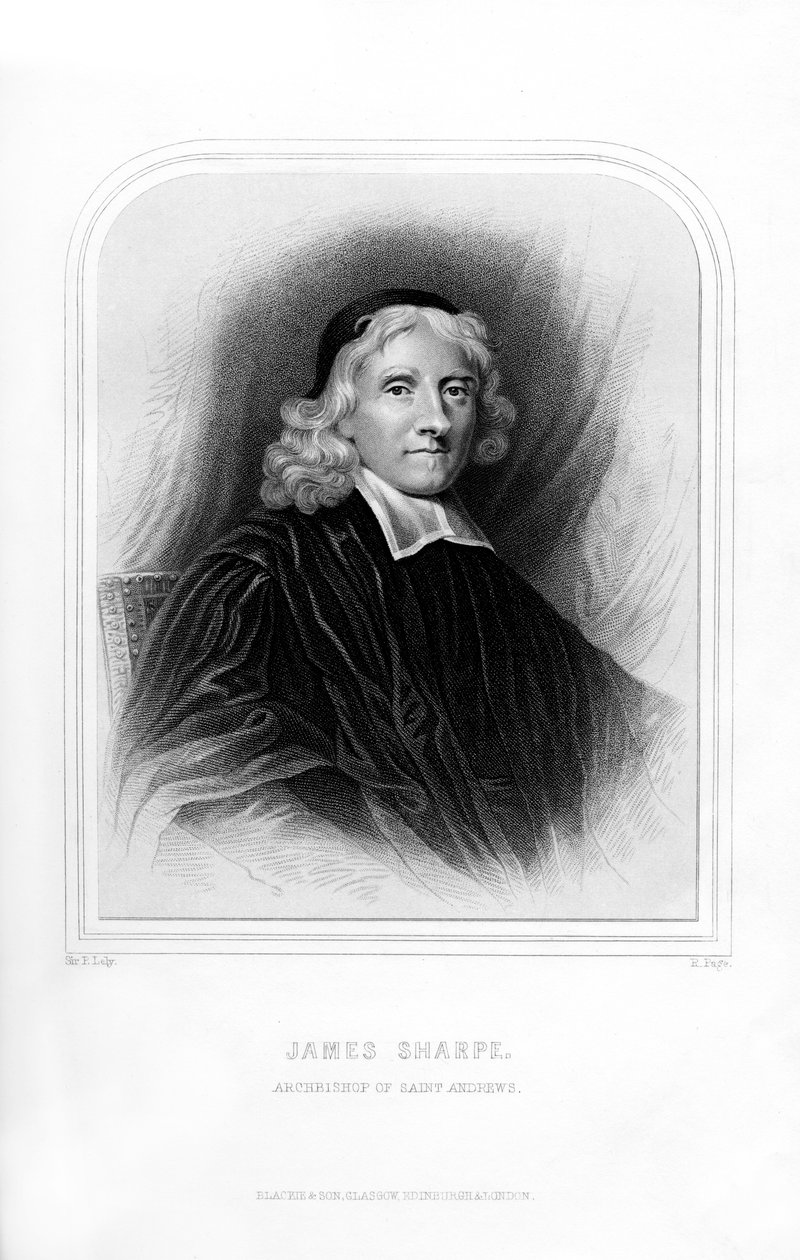 ジェームスシャープ、スコットランドの聖職者、1870年 作： R.ページ