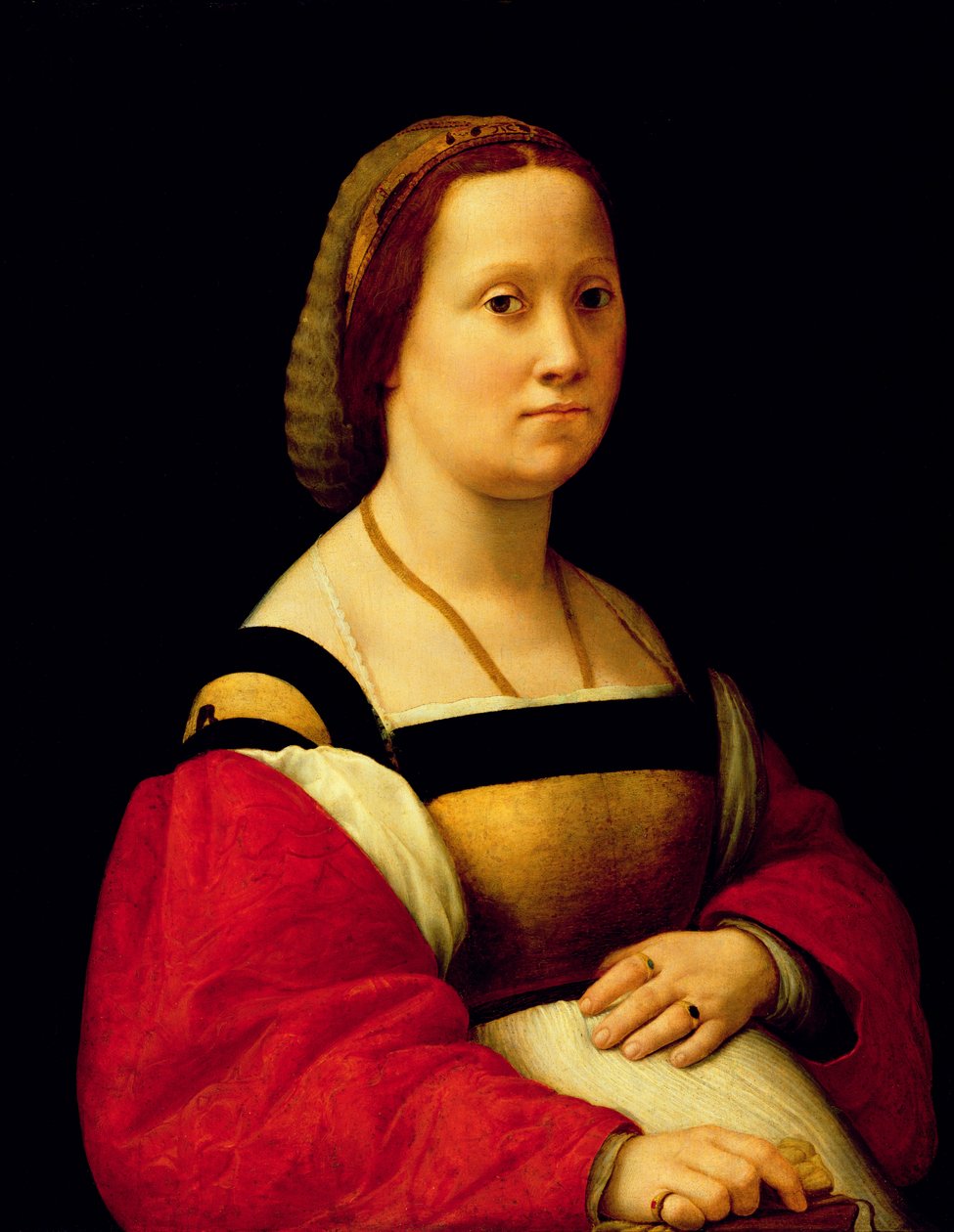 妊娠中の女性、La Donna Gravida、1505-07年 作： ラファエロサンツィオラファエル
