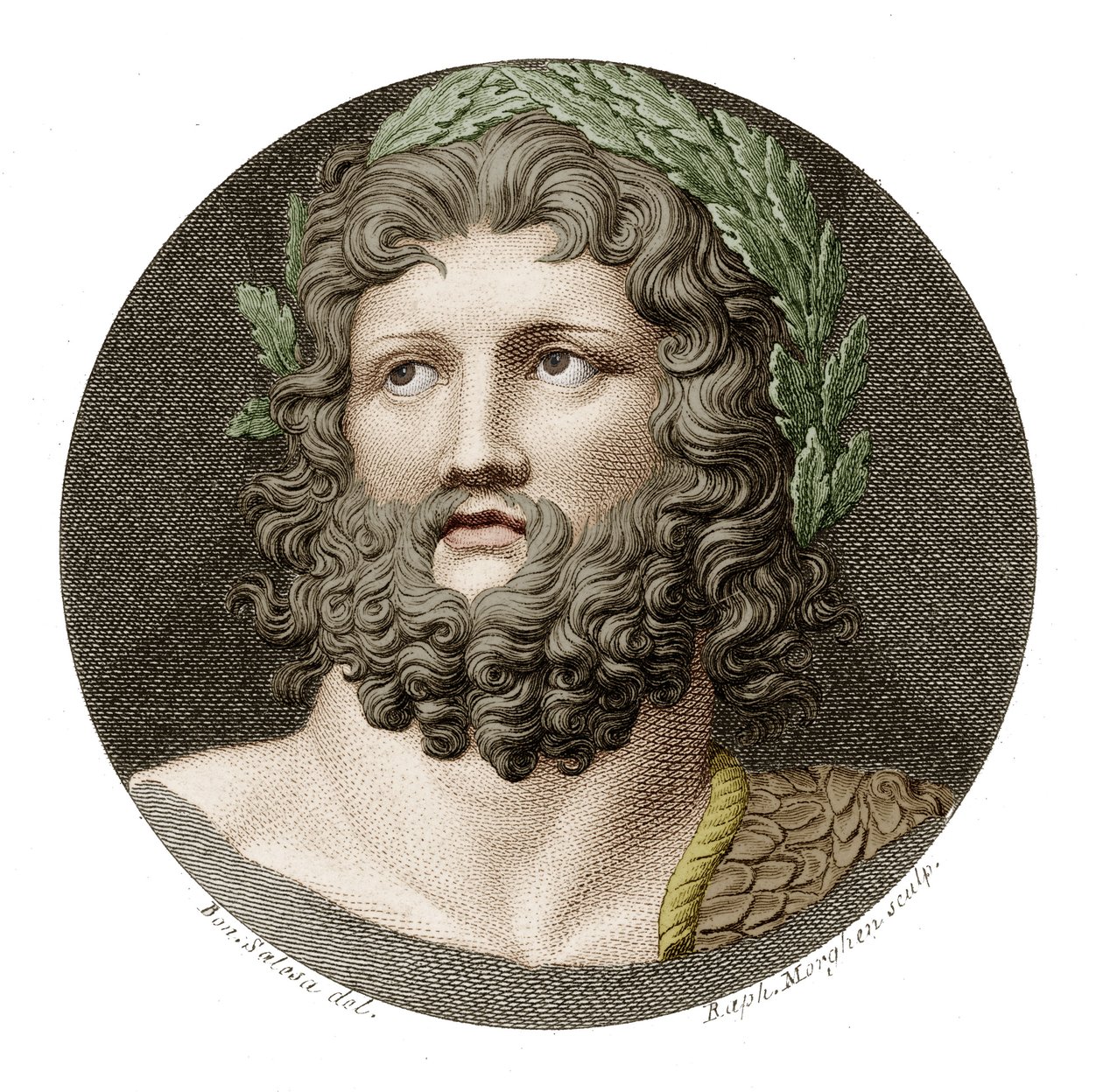 ゼウス (カラー彫刻) 作： Raffaello Sanzio Morghen
