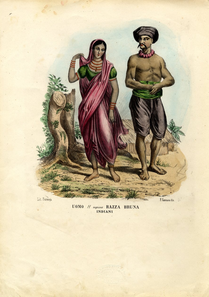 インド人、1863-79 作： ライムンドペトラロイア