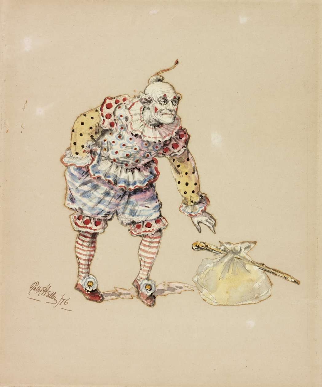 バンドルを盗むビリーパービス、1876年（紙と鉛筆） 作： ラルフ・ヘドリー