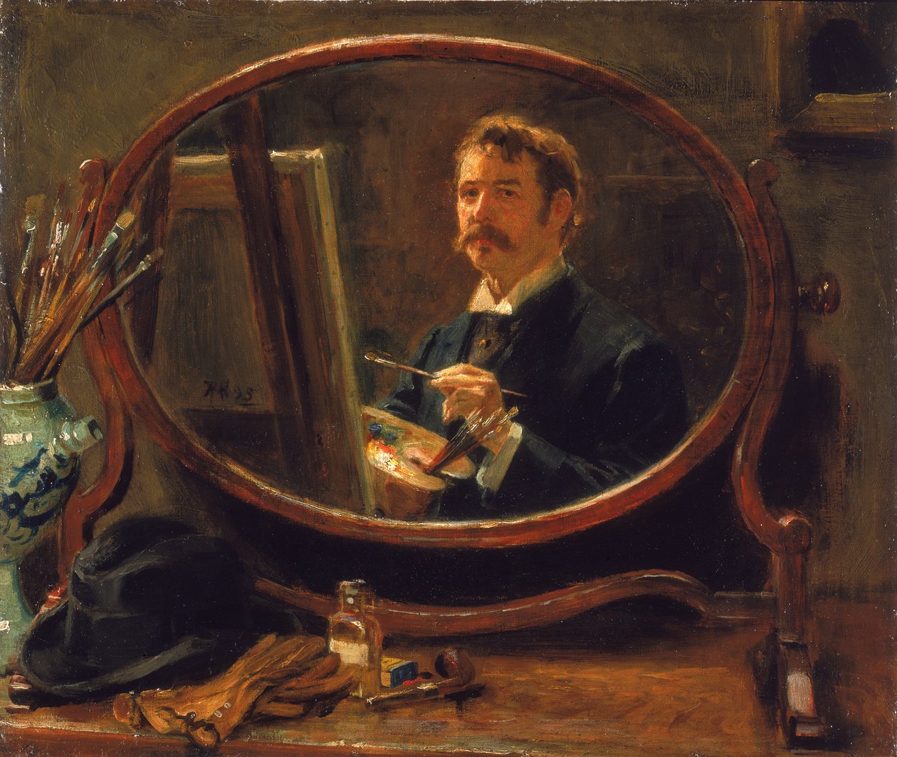 自画像、1895 | ラルフ・ヘドリー